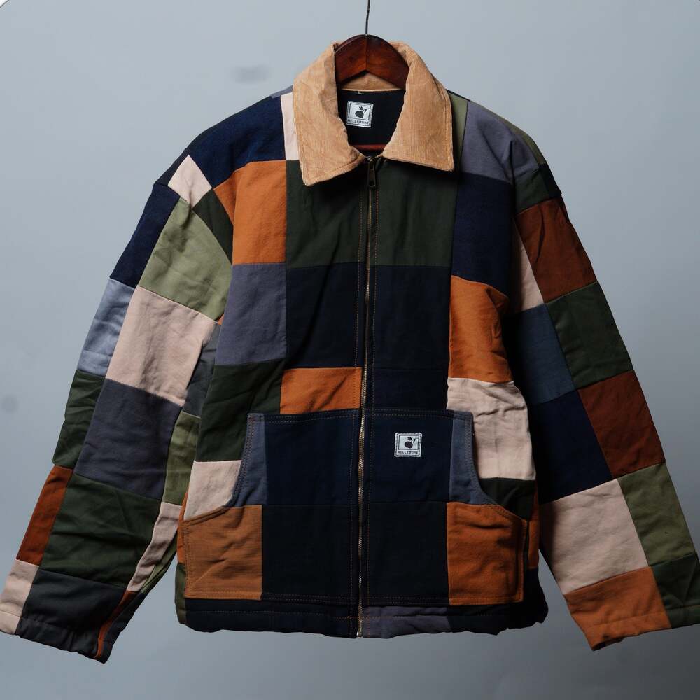 Upcycled Patchwork Jacket Size L